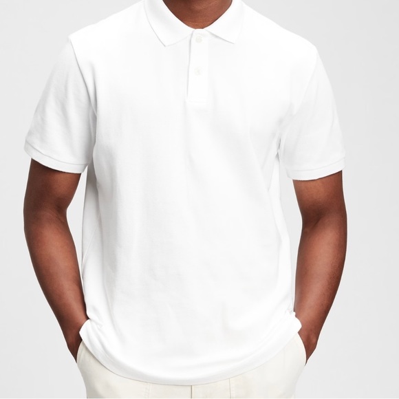 Gap Modern Pique Polo Short Sleeve Shirt - Picture 3 of 5